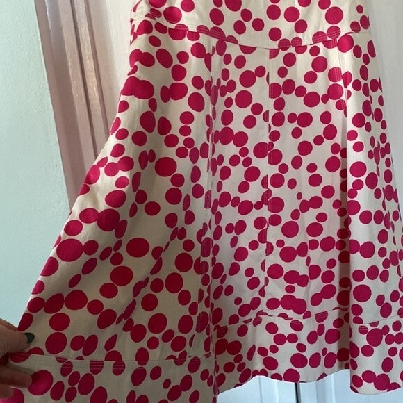 Maggy London perfect polka dot fit and flair dress. Size 4 - Picture 3 of 11